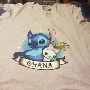 Stitch v-neck shirt